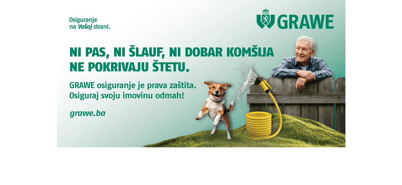 Ni pas, ni šlauf, ni dobar komšija ne pokrivaju štetu: GRAWE osiguranje je prava zaštita