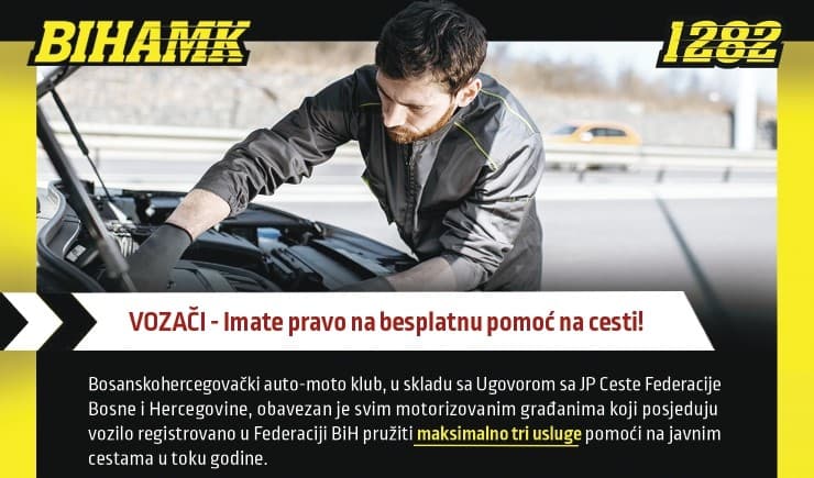 Vozači, imate pravo na besplatnu pomoć na cesti