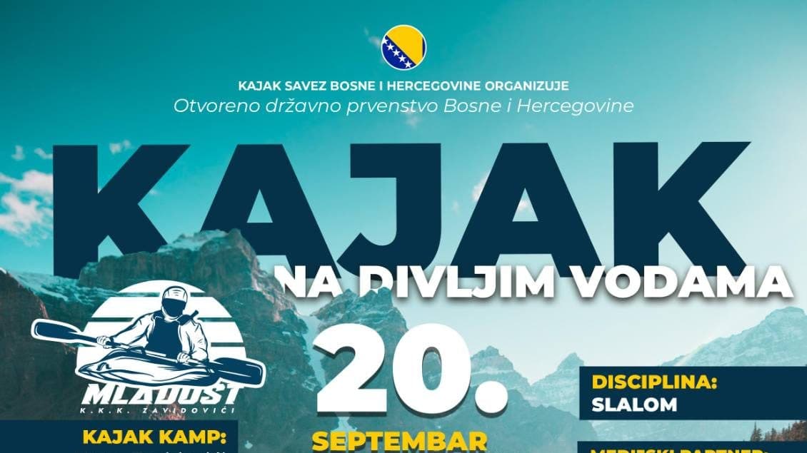 Nakon 25 godina Zavidovići domaćini državnog prvenstva u kajaku na divljim vodama