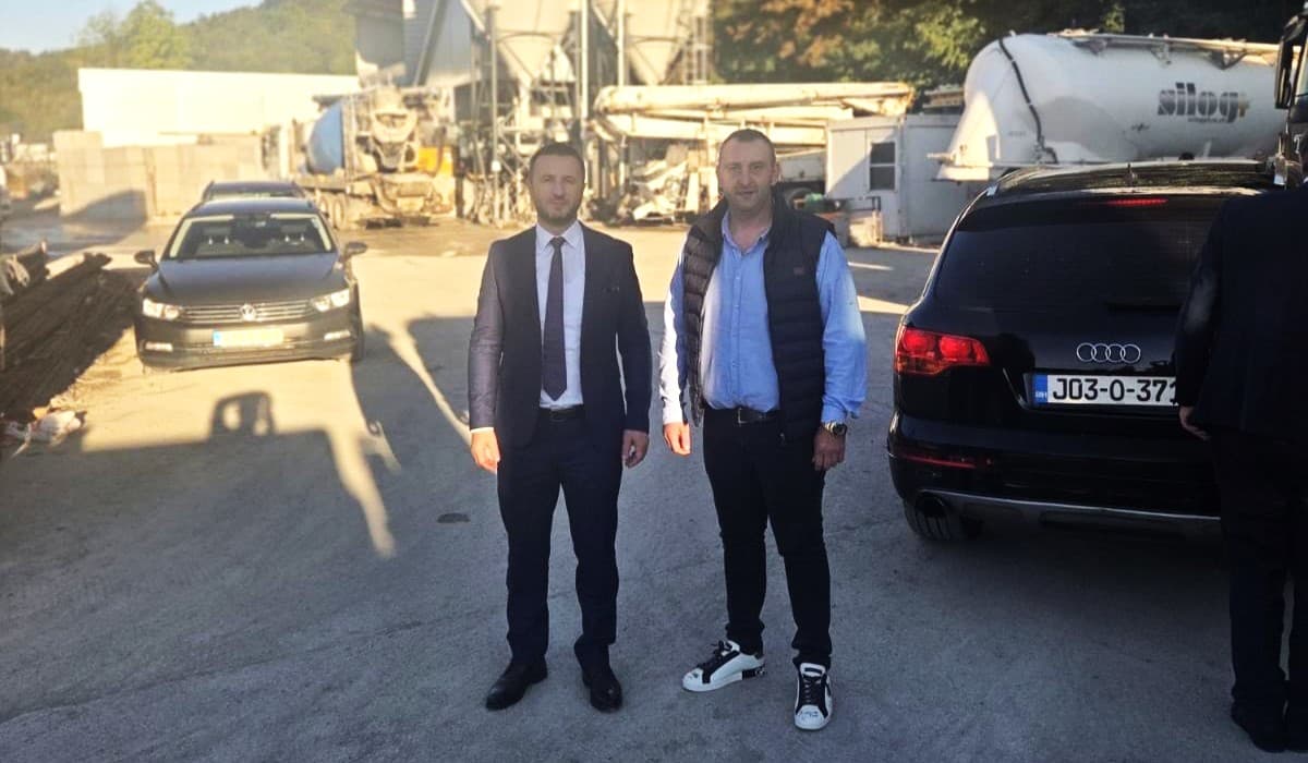 Semir Efendić posjetio kompanije EF Tim Tuzlić i Tuzlić Beton u Zavidovićima
