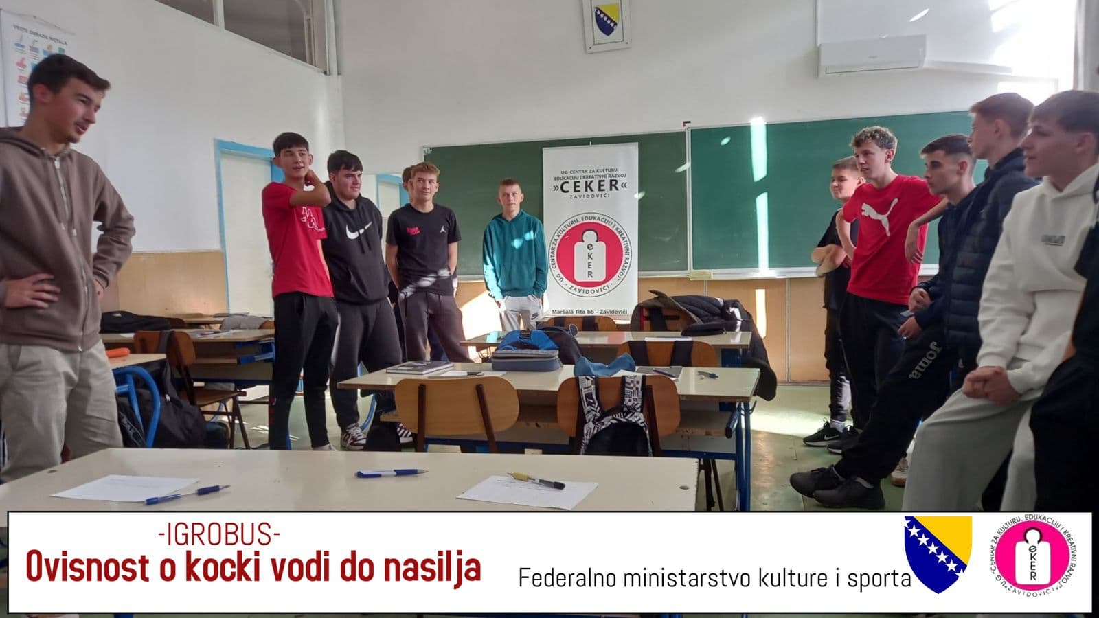 U Zavidovićima uspješno realizovan projekat “Igrobus” u organizaciji UG CeKER