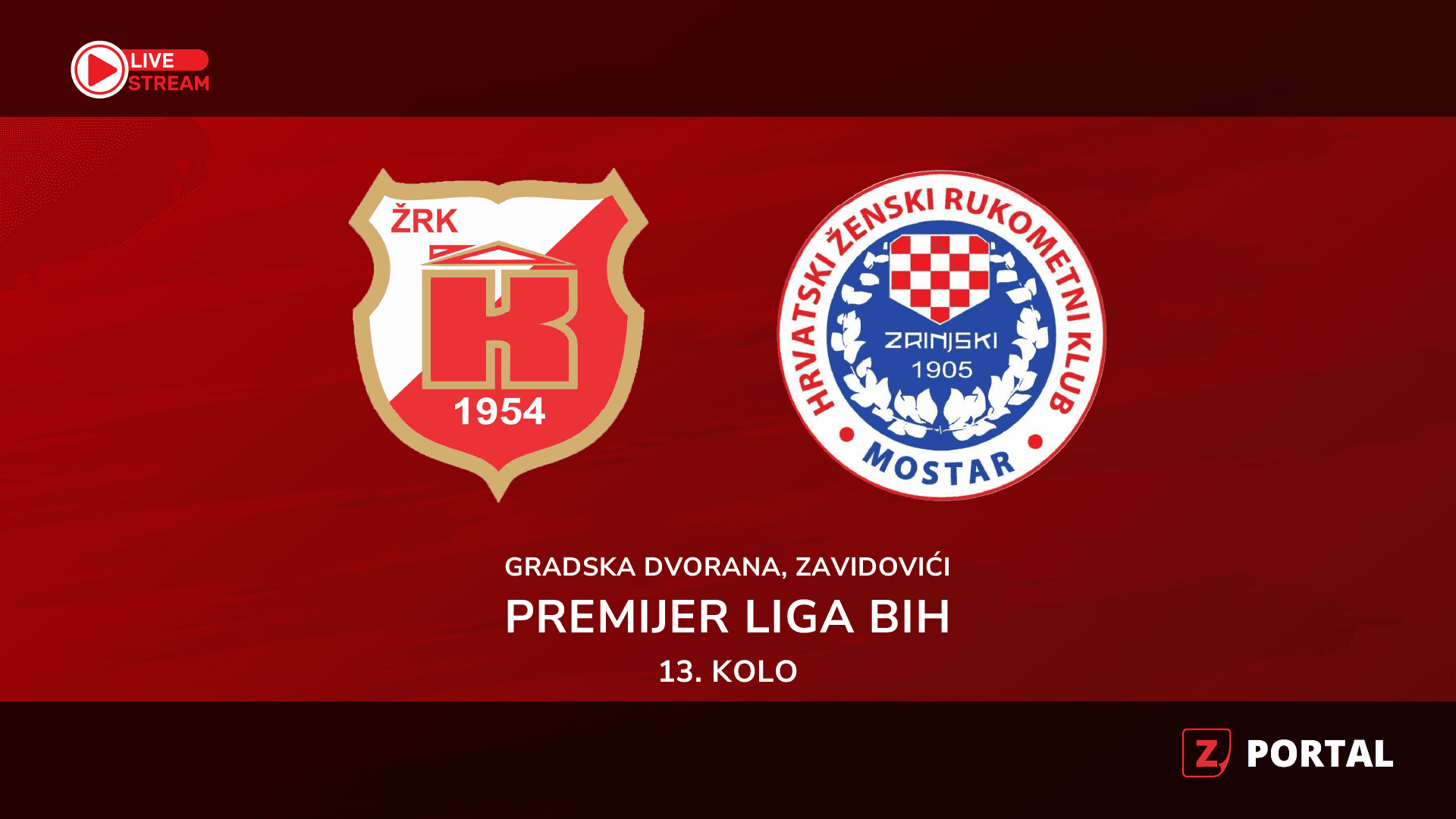 UŽIVO: ŽRK Krivaja – HŽRK Zrinjski