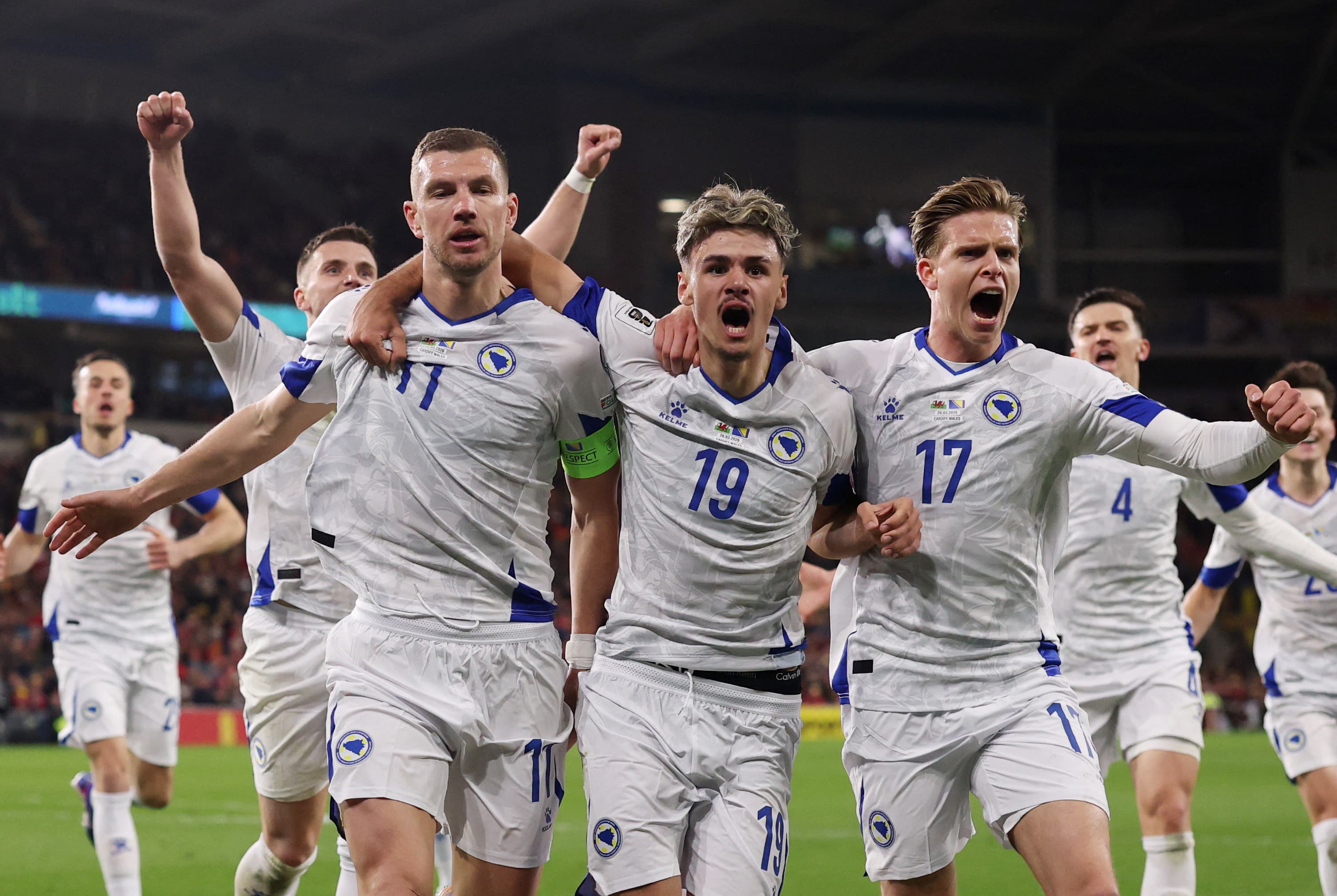 Reprezentacija BiH slavila nakon penala u Velsu i osigurala finale protiv Italije u Zenici