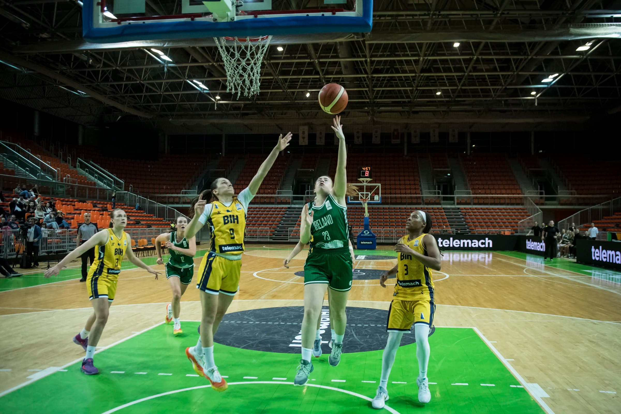 Košarkašice BiH nastavile agoniju: U neizvjesnom meču u Zenici poražene od Irske