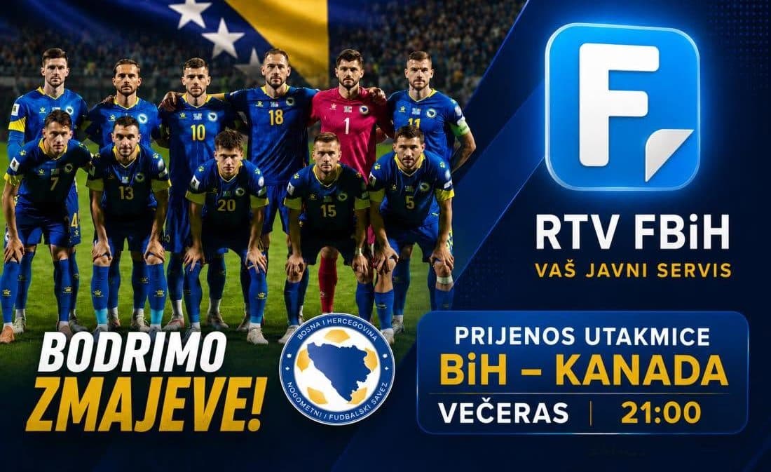 Federalna televizija osigurala prijenos utakmica reprezentacije BiH sa Svjetskog prvenstva