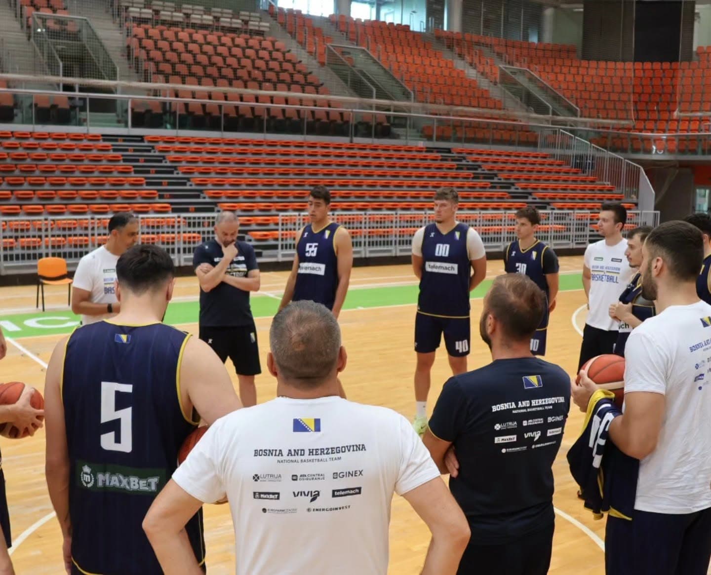 Košarkaši BiH doputovali u Zenicu, utakmica protiv Turske u četvrtak