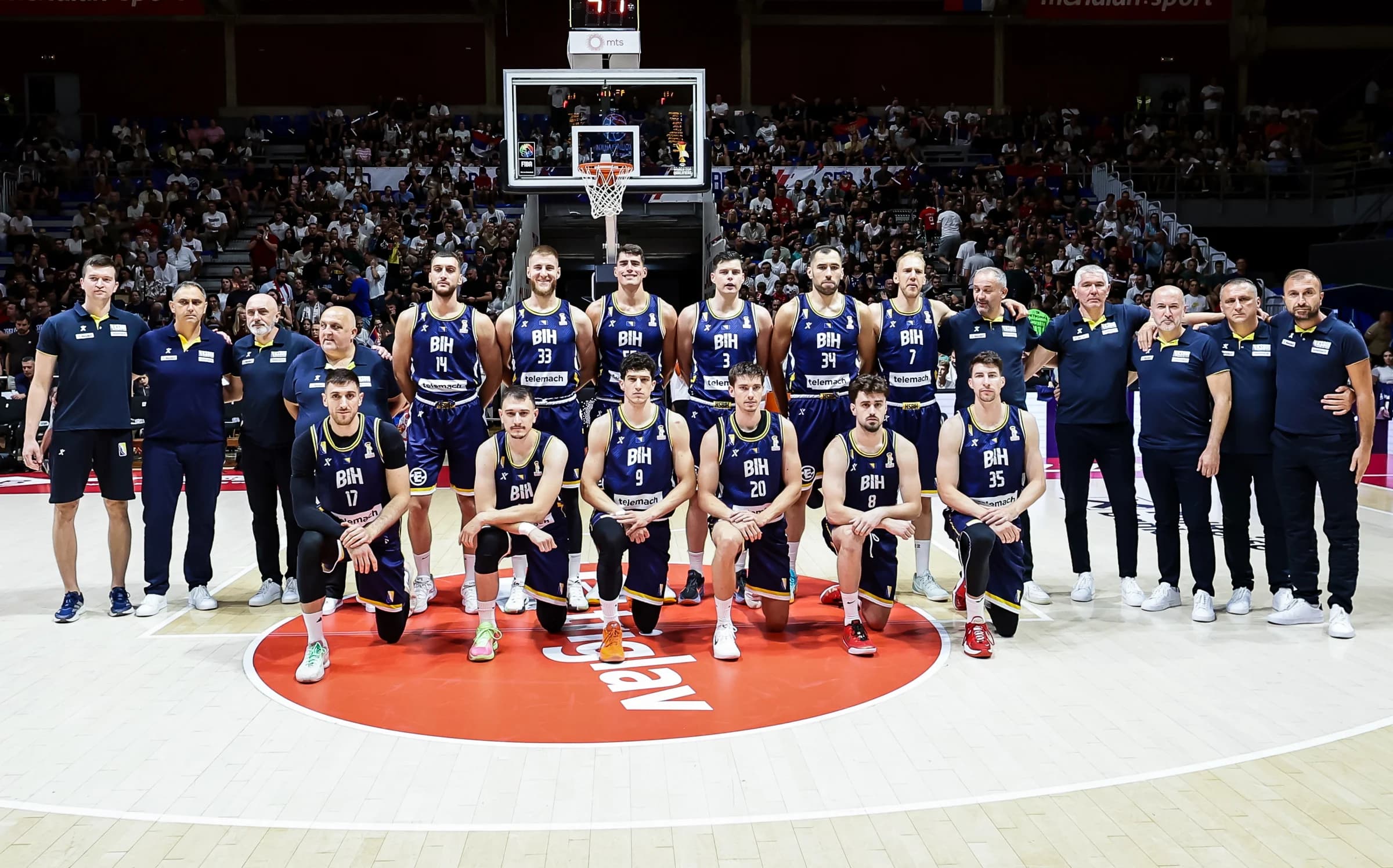 Košarkaši BiH poraženi protiv Srbije