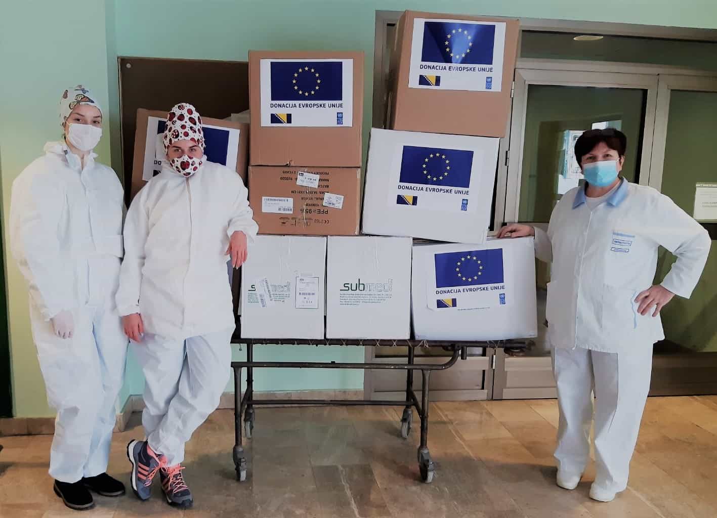 Evropska unija nastavila isporuku zaštitne opreme bh. zdravstvenim institucijama
