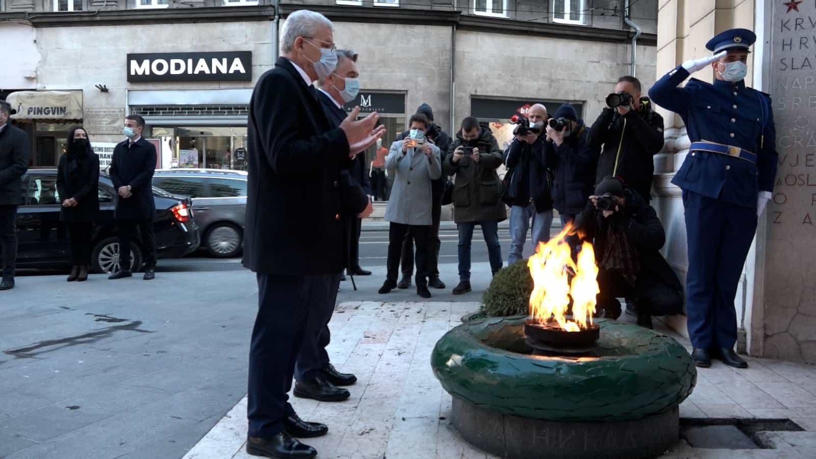 Džaferović i Komšić obilježili Dan grada Sarajeva