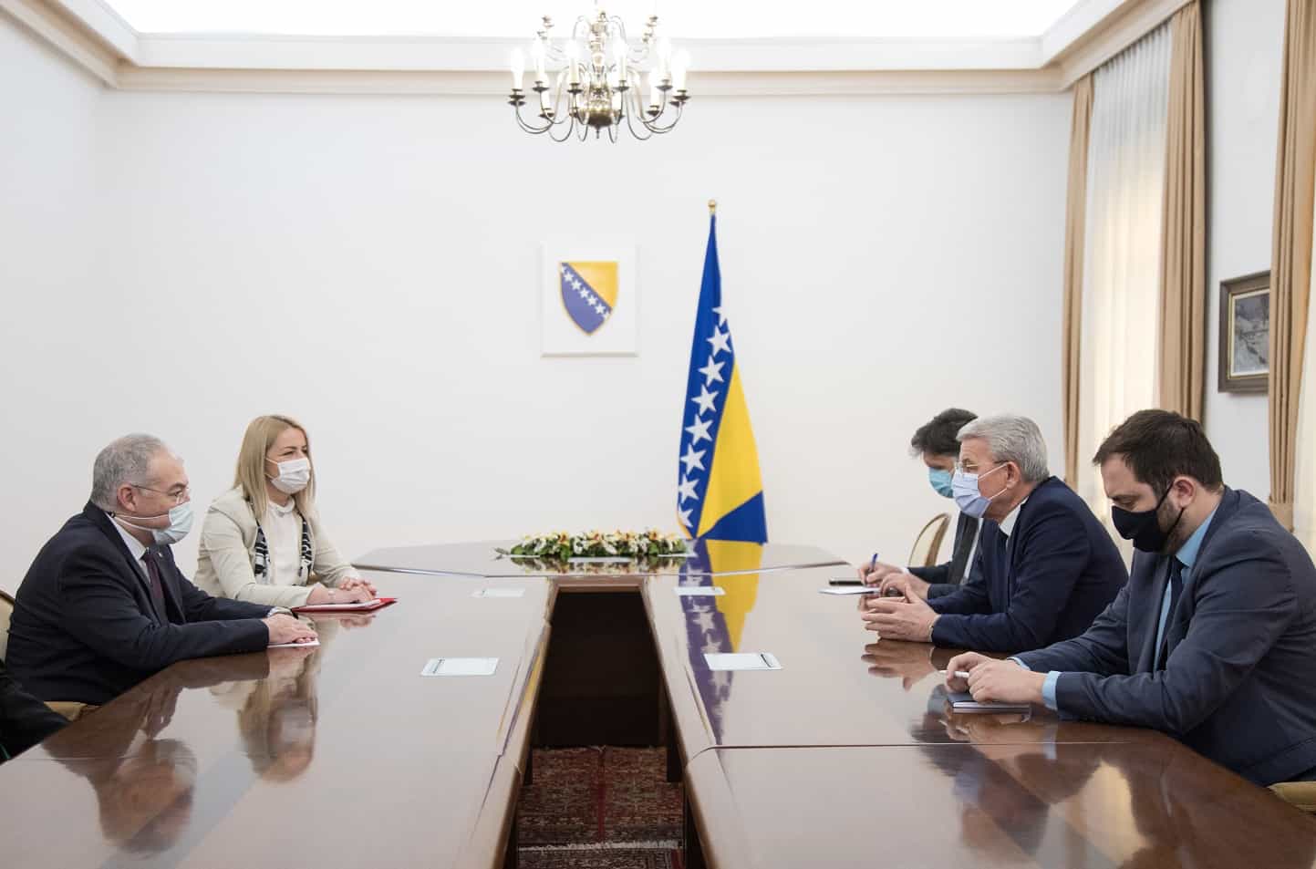 Džaferović primio u nastupnu posjetu novog ambasadora Turske