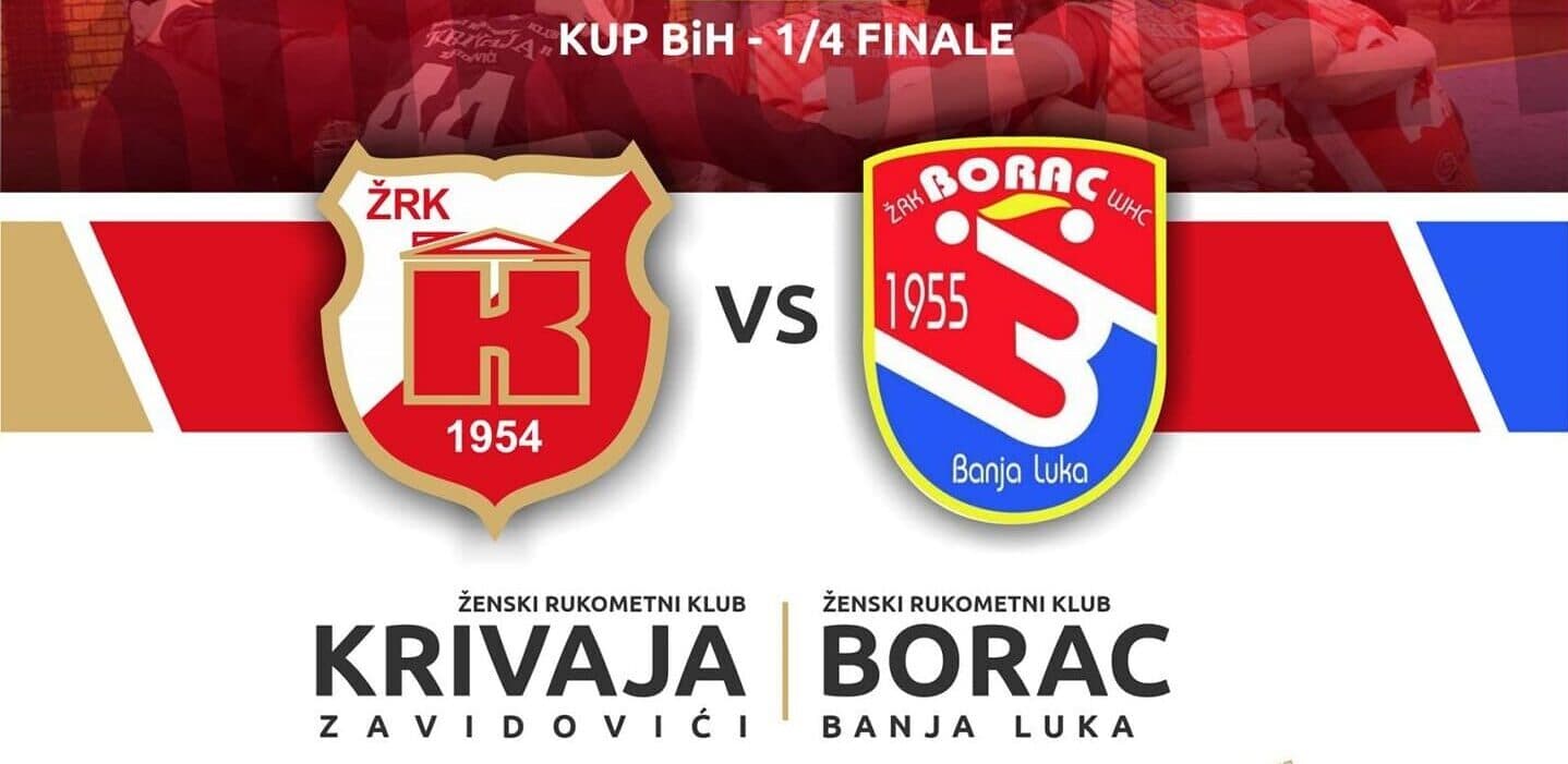 Rukometašice Krivaje danas protiv Borca u revanš susretu Kupa BiH
