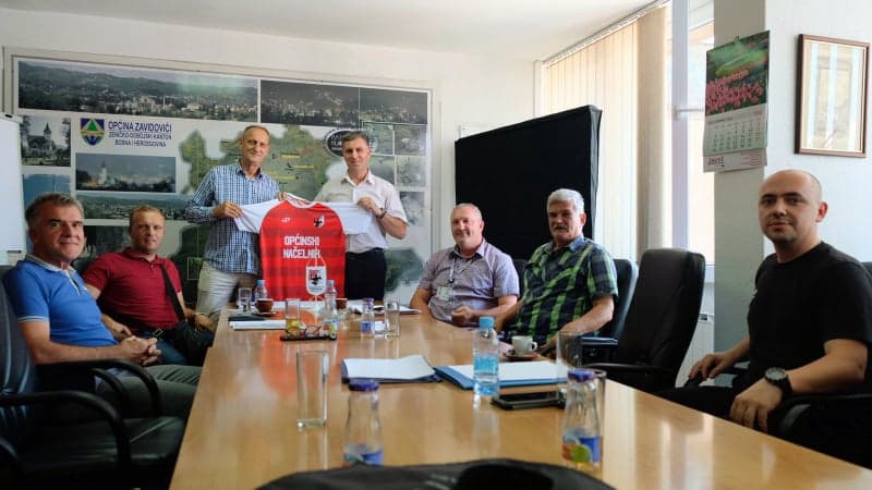 Predstavnici RK Krivaja na prijemu kod Općinskog načelnika