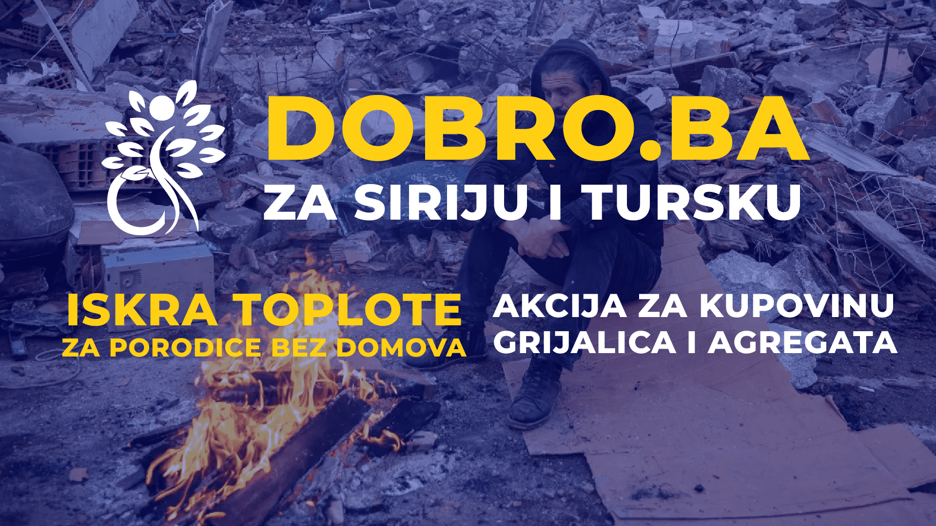Udruženje Dobro.ba pokrenulo akciju “Iskra toplote za porodice bez domova”