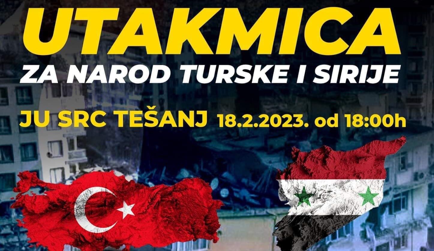 U Tešnju humanitarna utakmica za narod Turske i Sirije