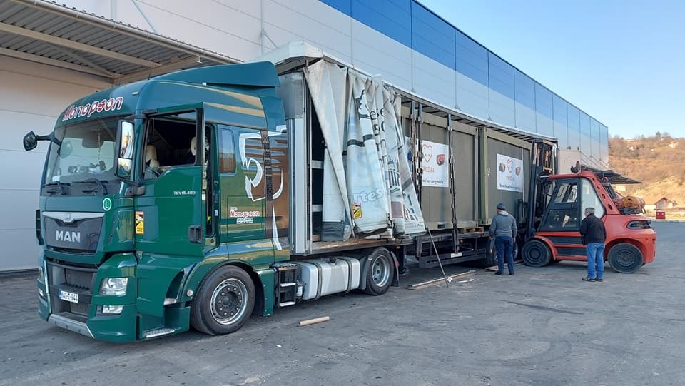 Iz Bosne i Hercegovine prema Turskoj krenuo konvoj pomoći od 54 šlepera