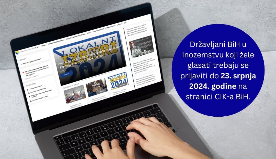 Do 23. jula moguća registracija birača iz inostranstva za Lokalne izbore 2024