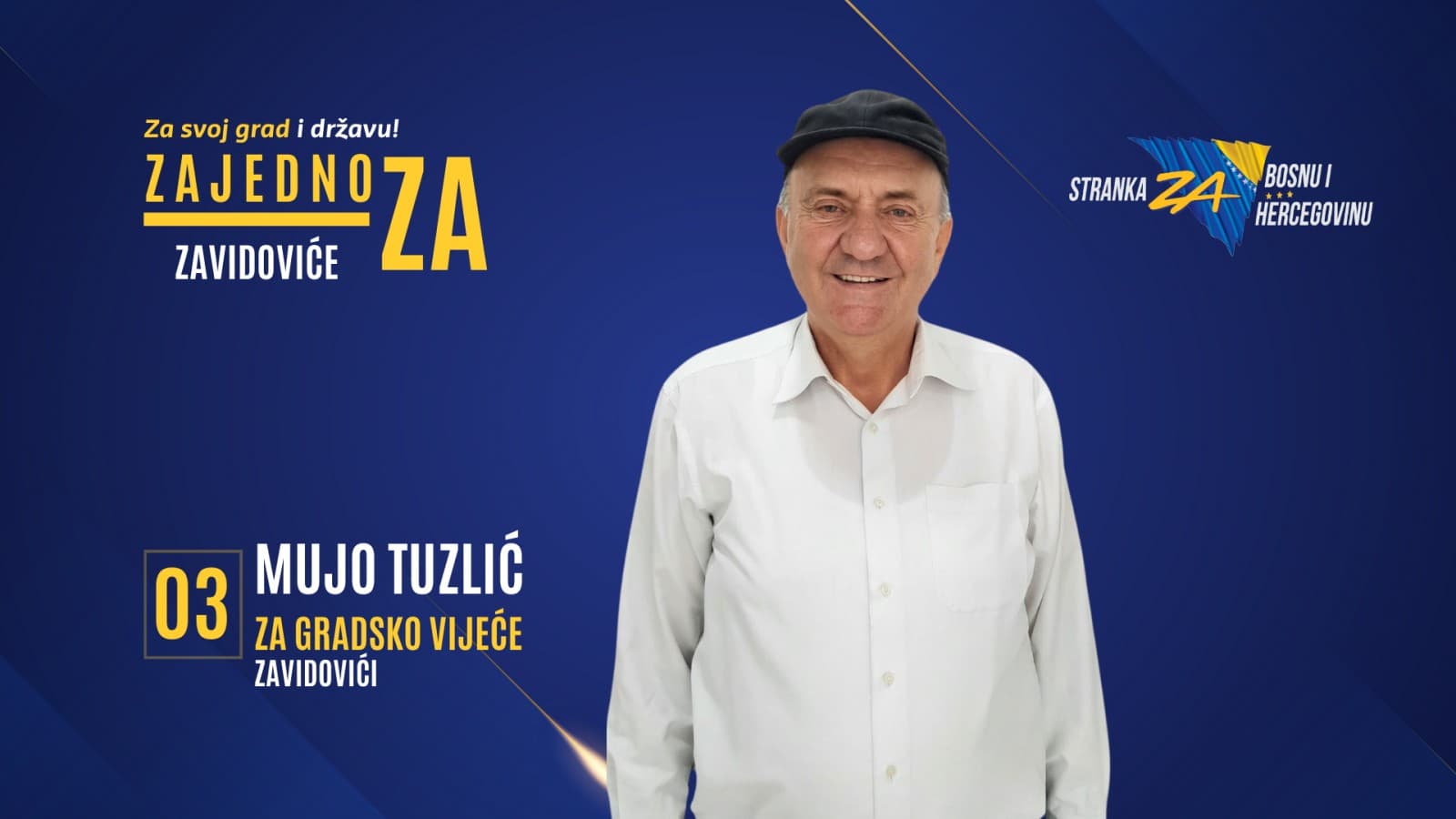 Mujo Tuzlić – Kandidat SBiH za gradskog vijećnika: Otvorimo vrata budućim investicijama