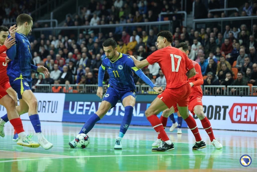 Bh. futsaleri još jednom deklasirali Švicarsku
