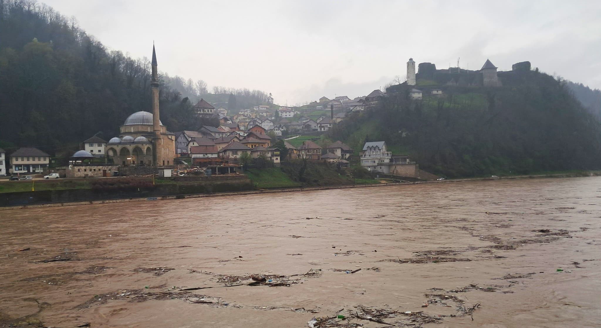 Kritičan nivo vodostaja u Zeničko-dobojskom kantonu