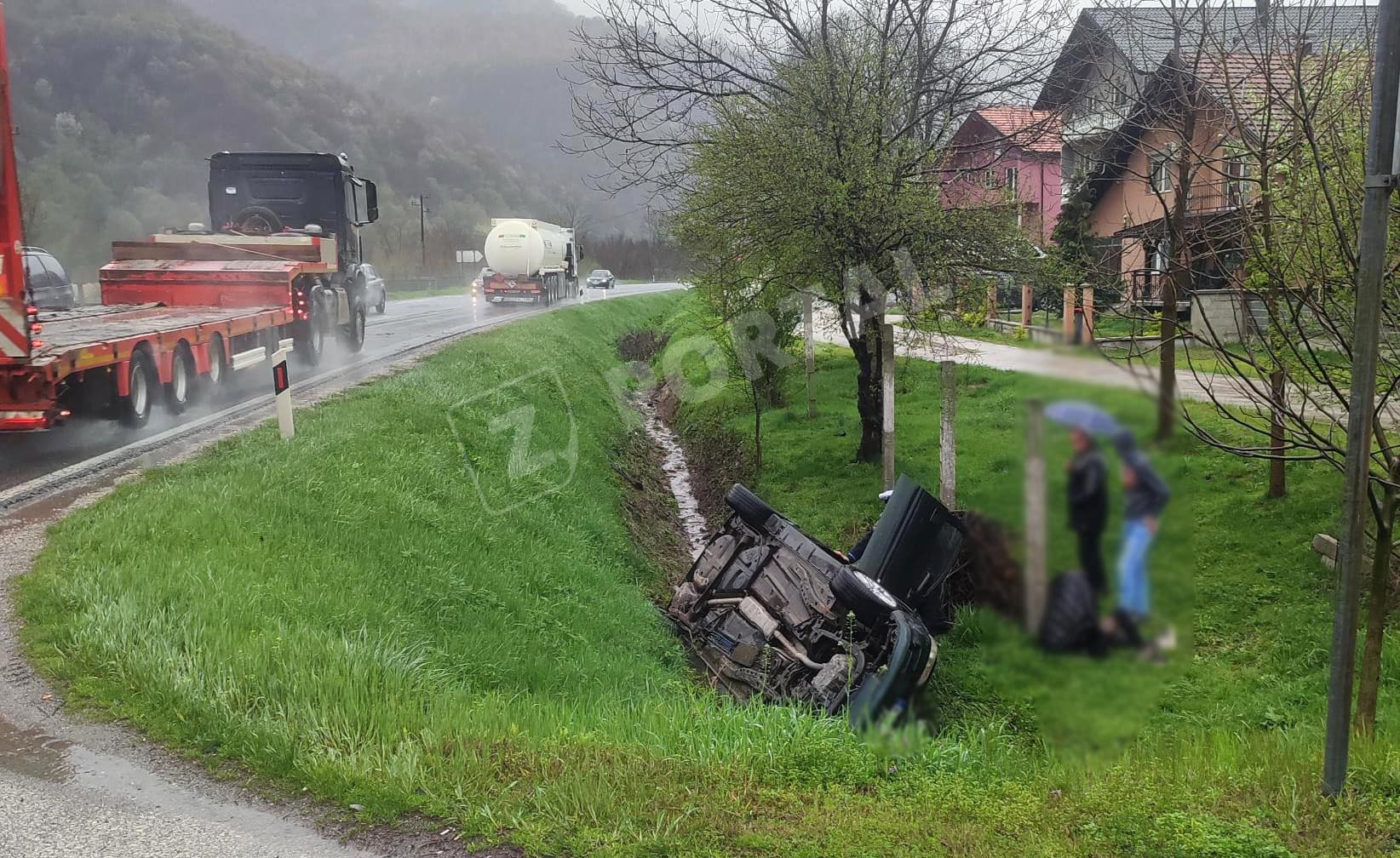 Saobraćajna nezgode u Golubinji, jedna osoba povrijeđena