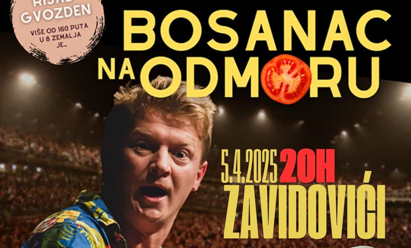 Komedija “Bosanac na odmoru” ove sedmice u KSC Zavidovići