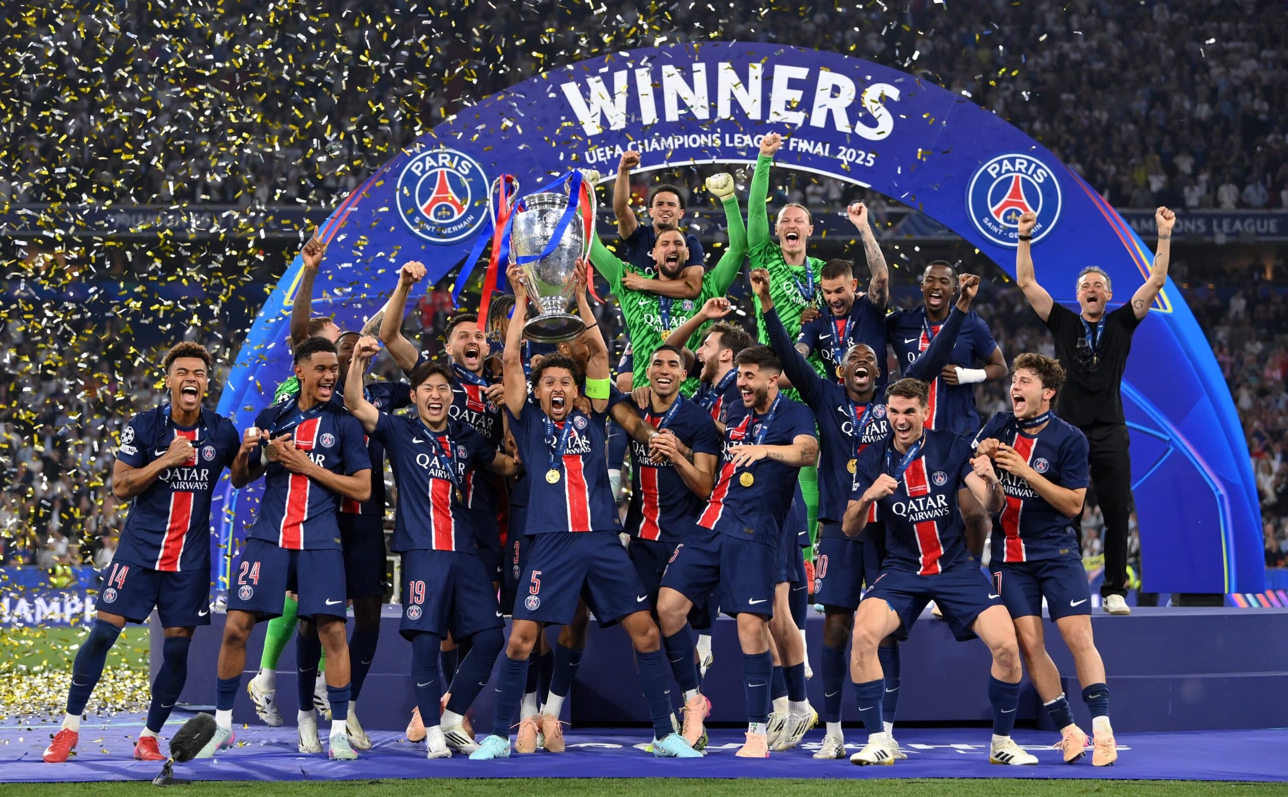 Paris SG je prvak Evrope: Prvi trofej Lige prvaka za Parižane