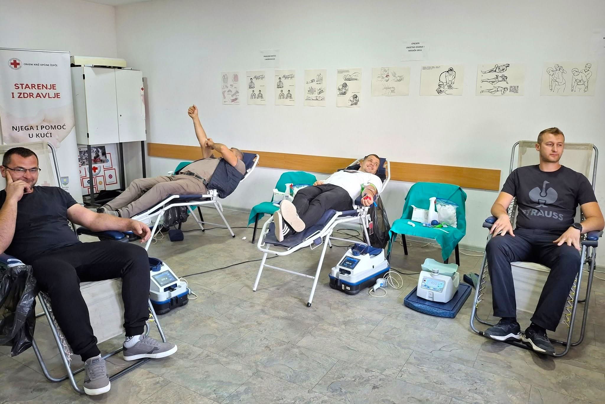 U Žepču 69 osoba uspješno darovalo krv na trećoj akciji ove godine