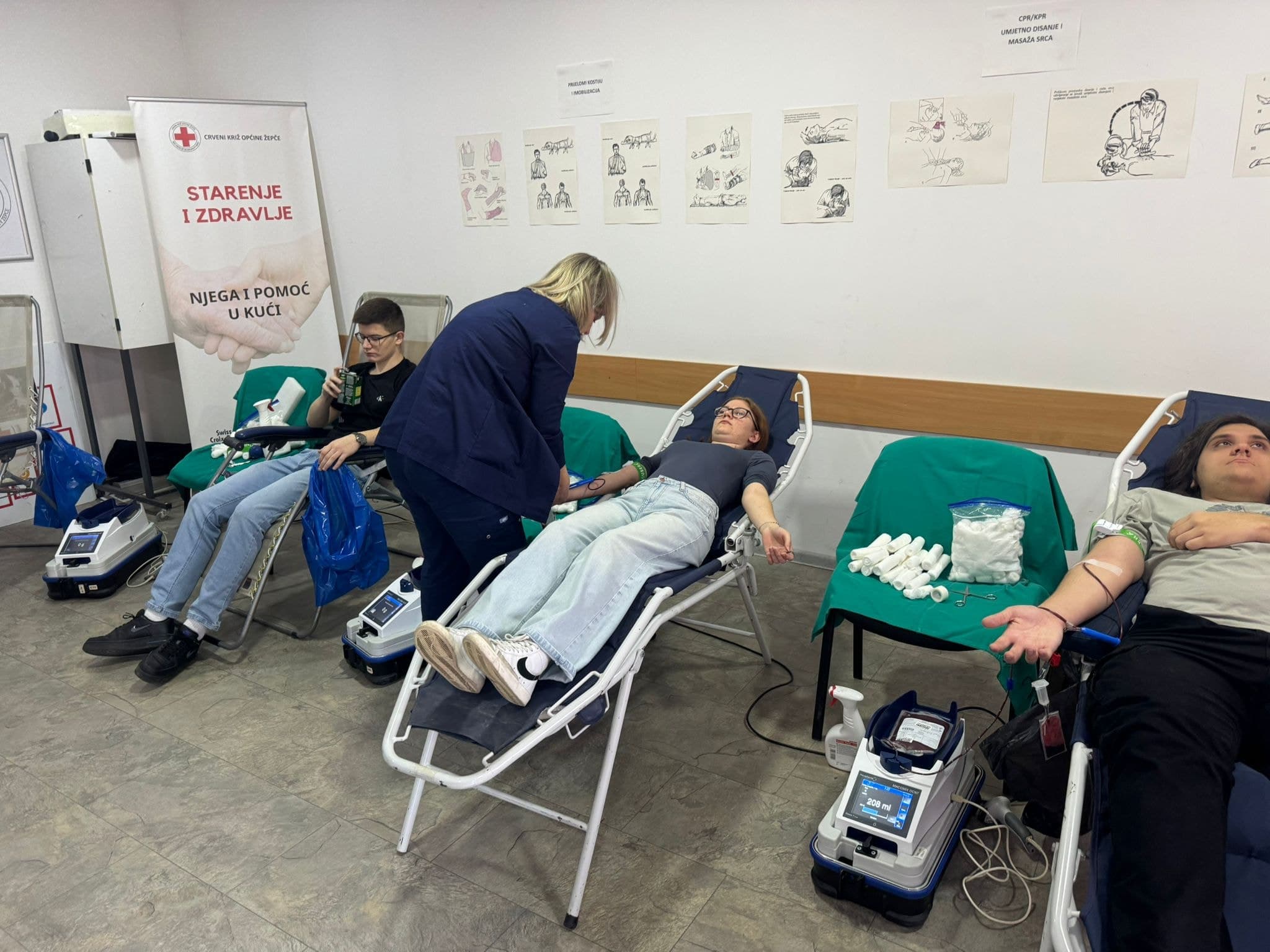 Crveni križ Žepče: U akciji darivanja krvi za mlade uspješno prikupljeno 40 doza krvi
