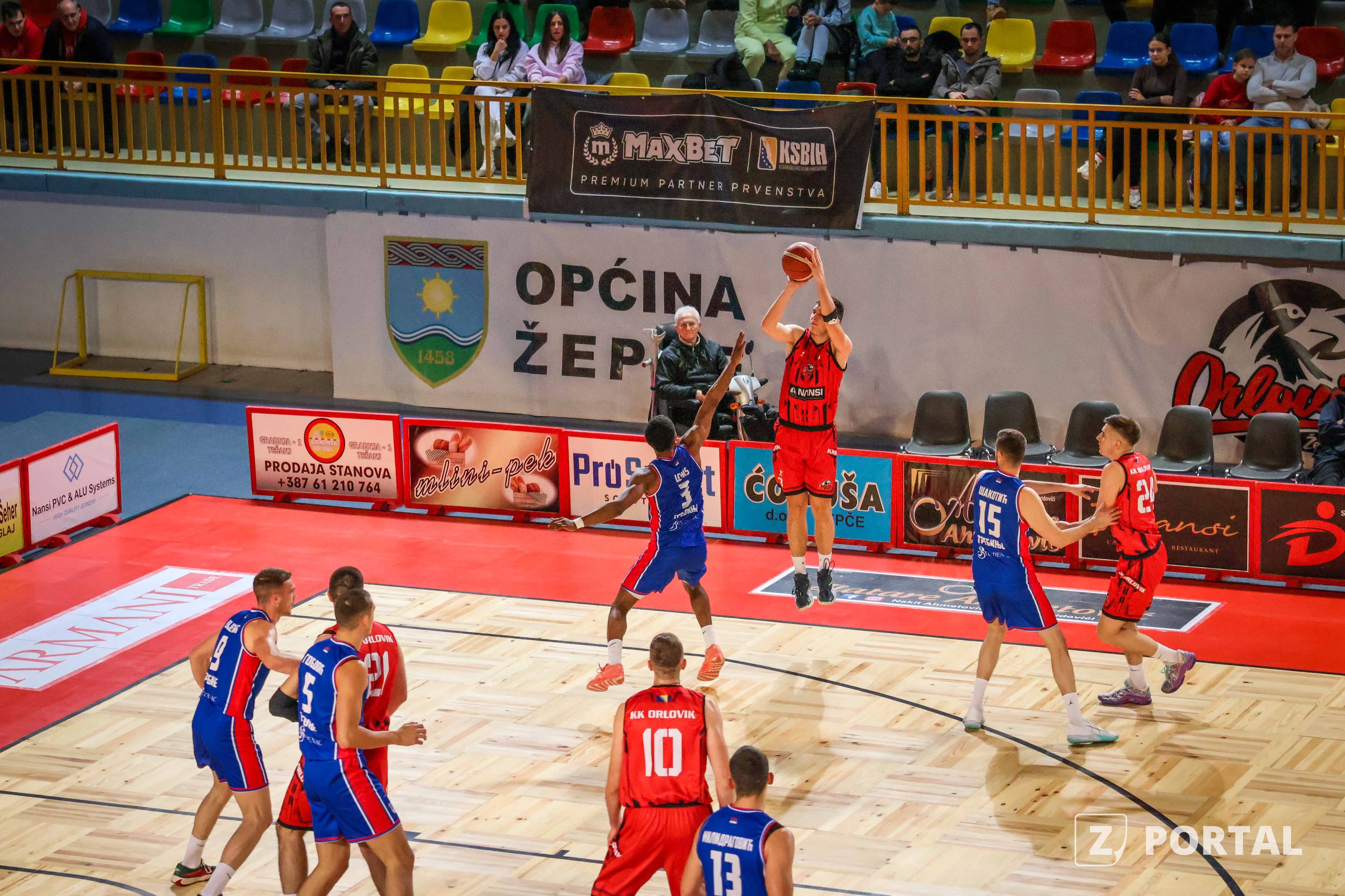 Pobjeda košarkaša Orlovika protiv Leotara