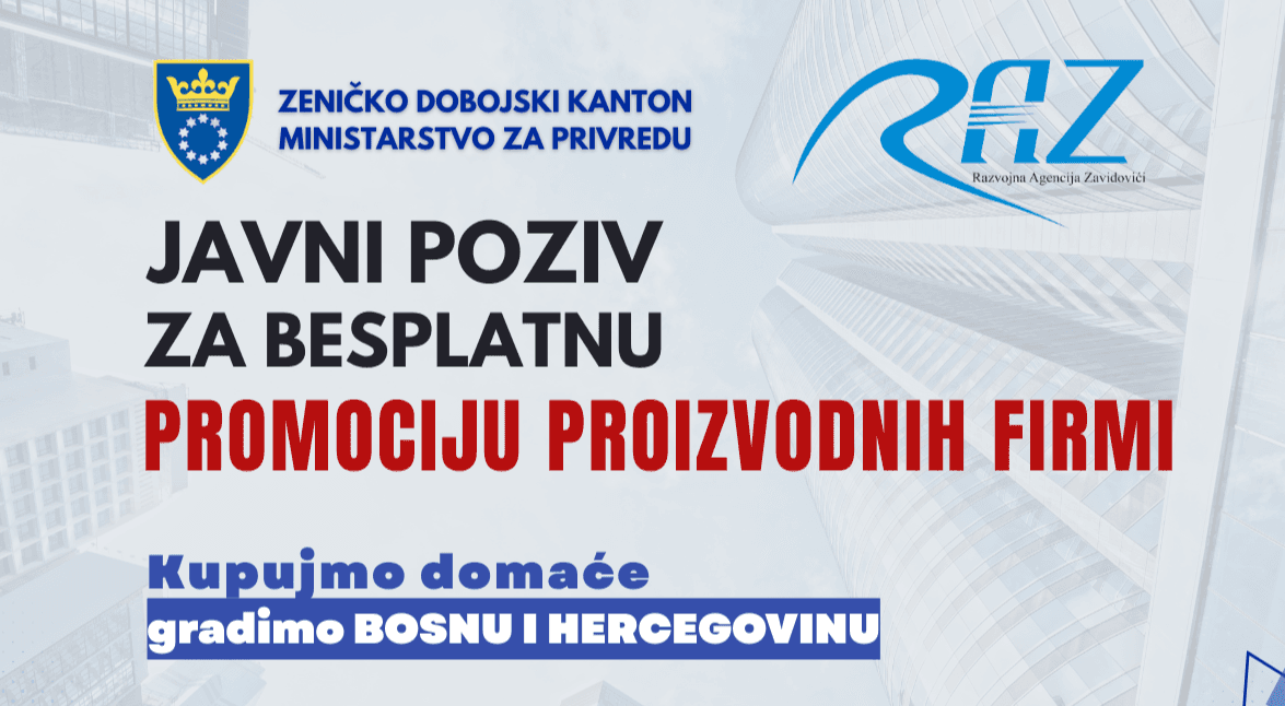 RAZ: Javni poziv za besplatnu promociju firmi