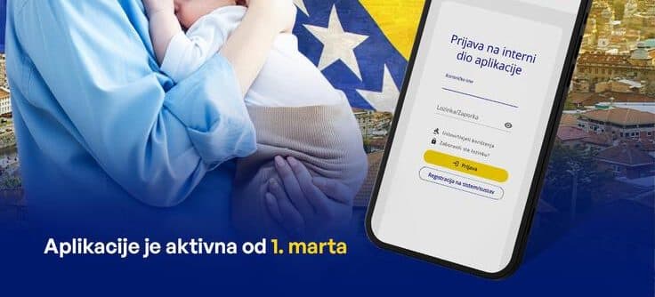 Otvorena aplikacija ePorodilja za djecu rođenu u 2026. godini