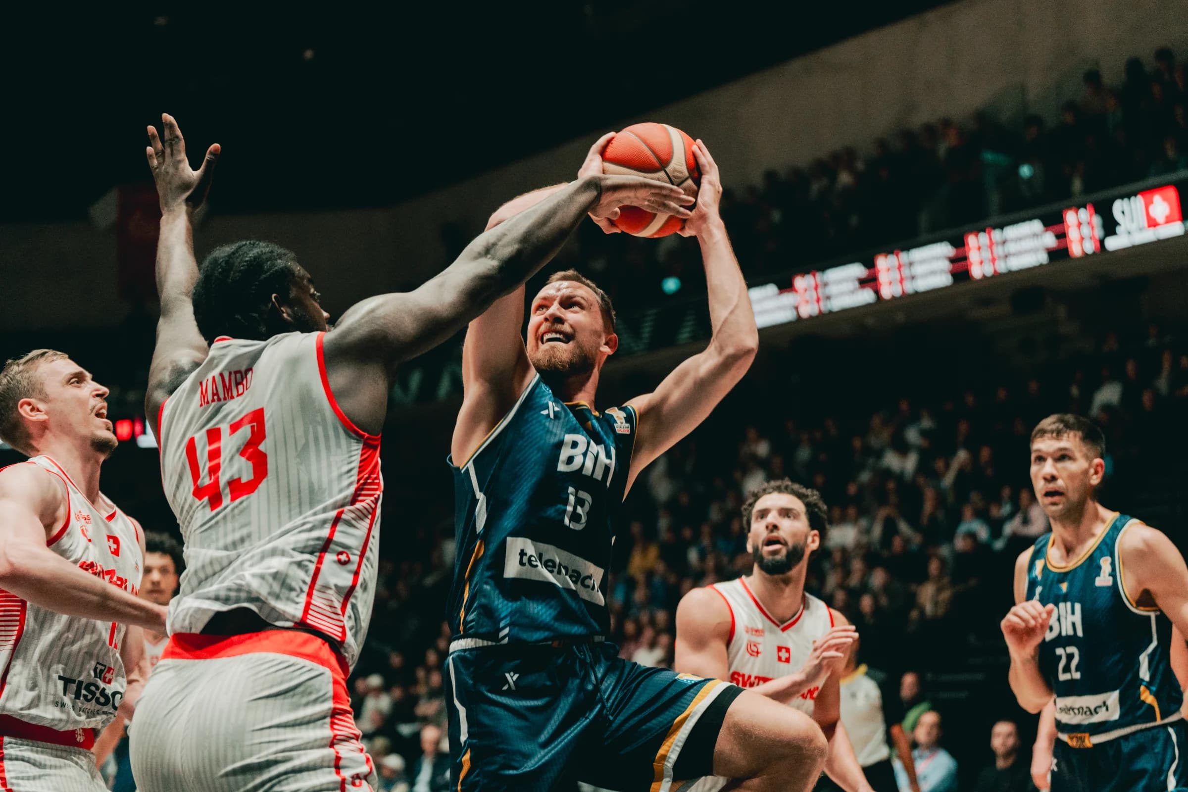 Košarkaši BiH zabilježili novu uvjerljivu pobjedu protiv Švicarske